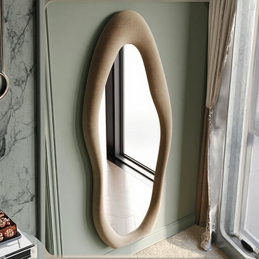 Miroir avec cadre recouvert de tissu 🪞🧵